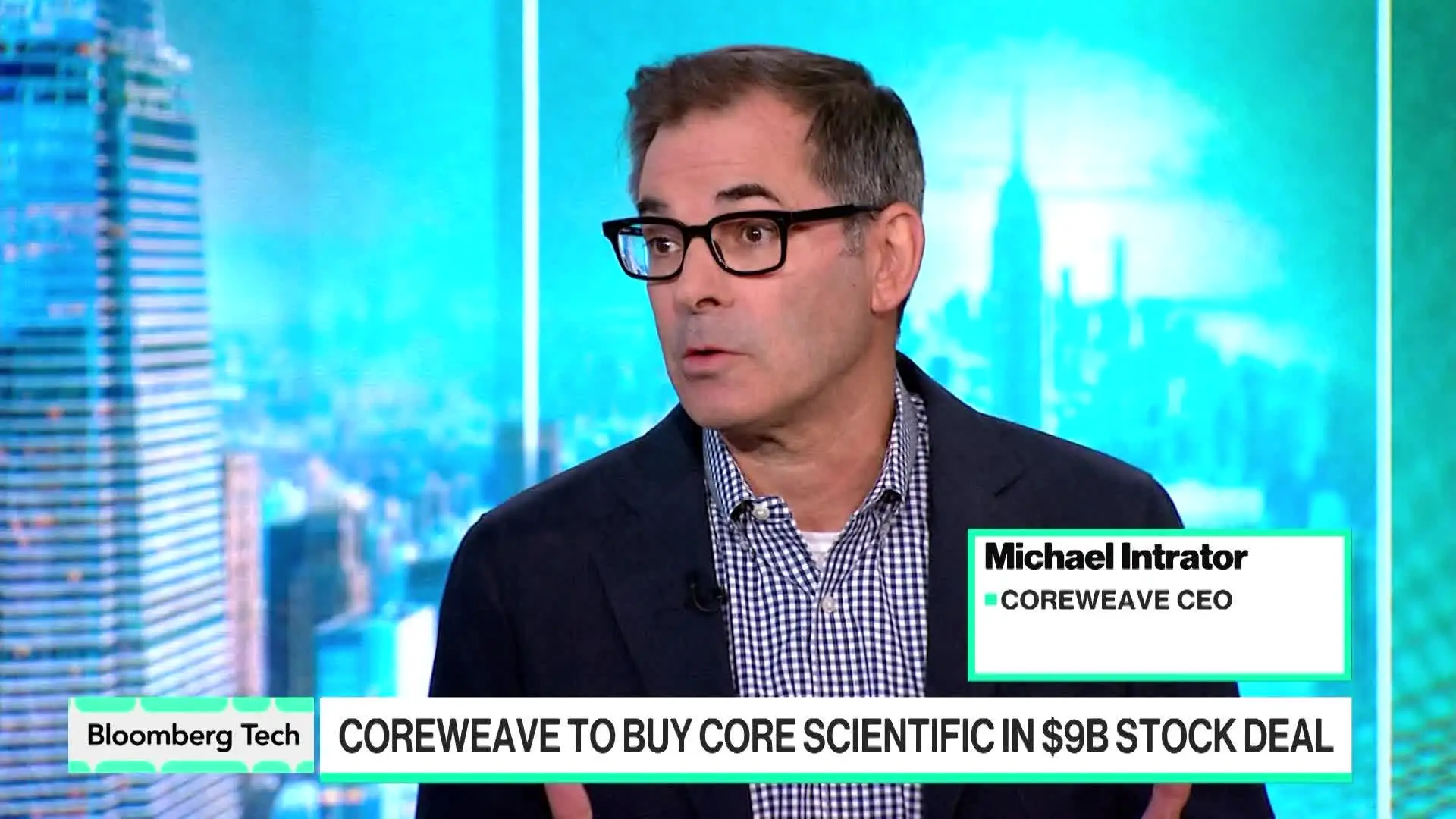 CoreWeave CEO Michael Intrator details the purchase of Core Scientific for $9 billion 