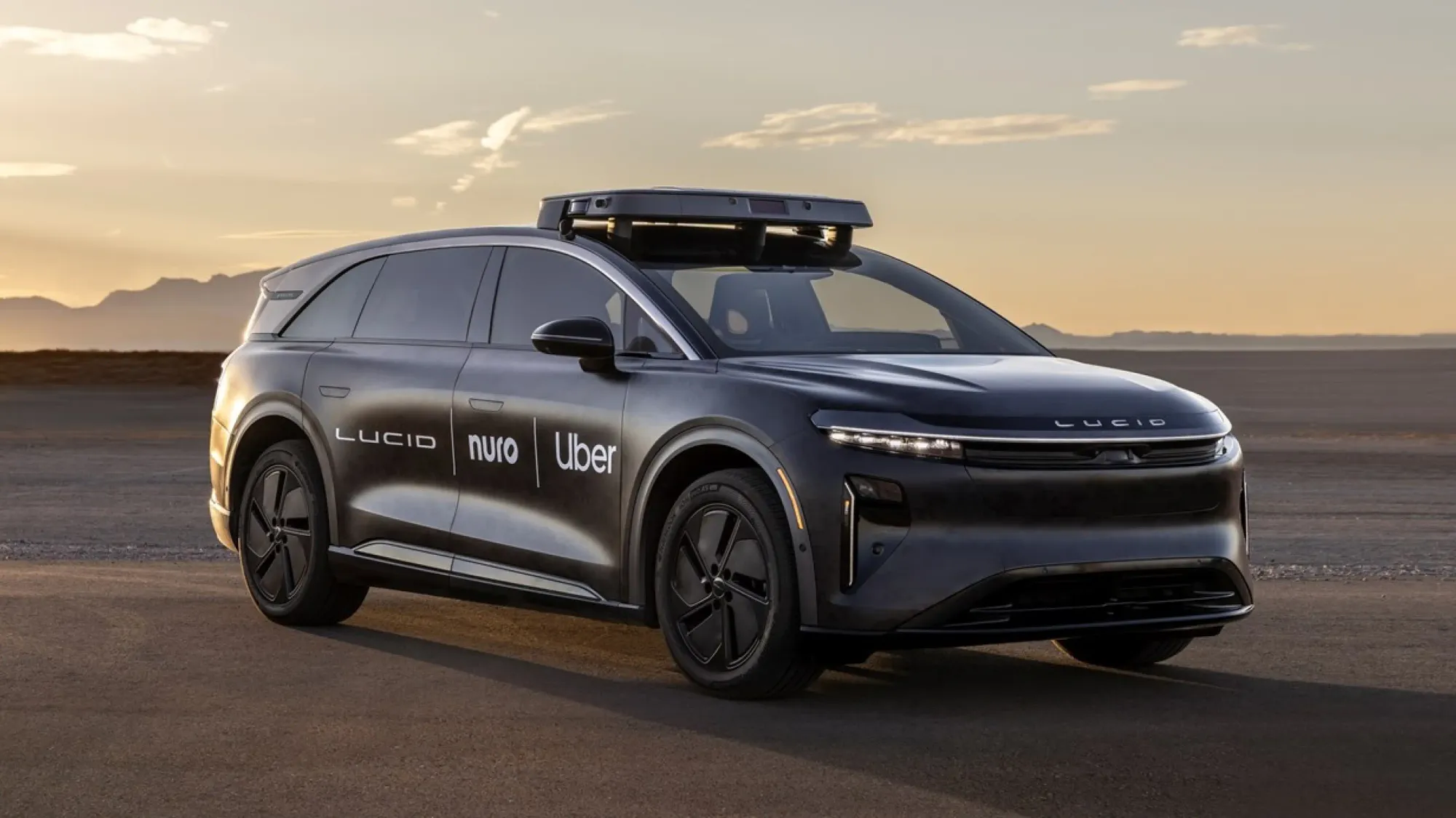 Uber Stock Soars After Lucid Robotaxi Debut at CES 2026