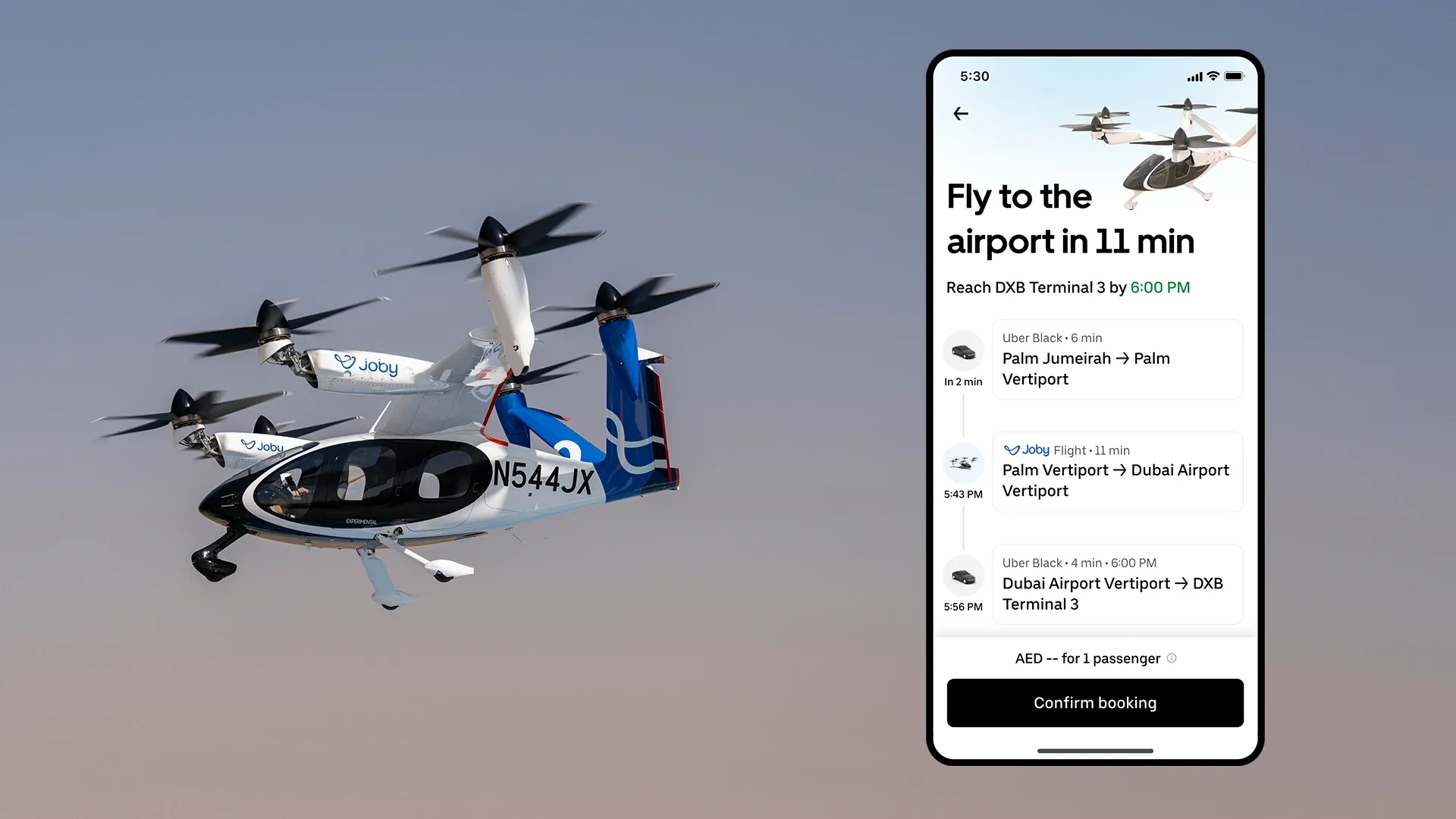 Uber Takes Flight: Book Your Electric Air Taxi Ride in the App Starting This Year