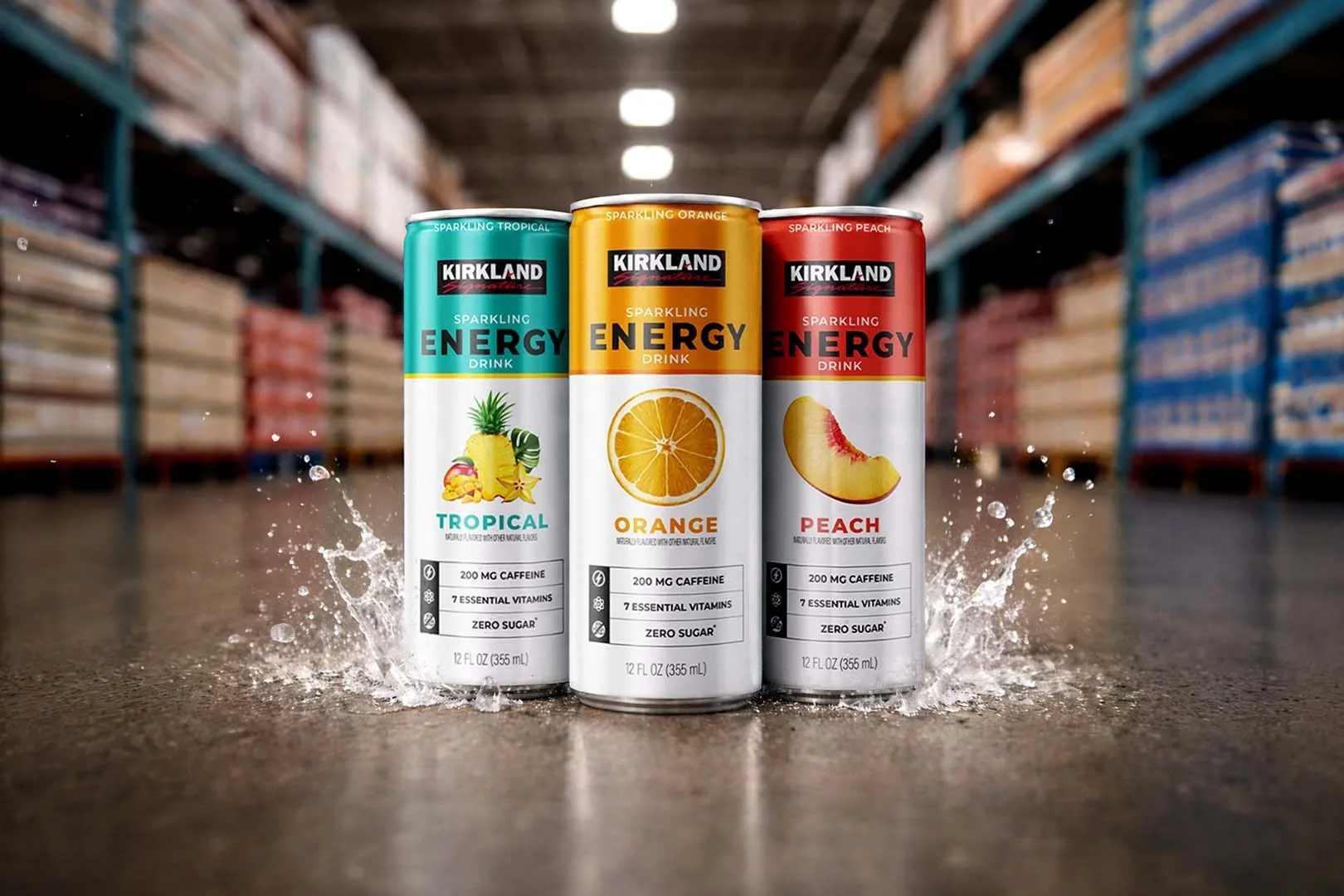 Costco Challenges Celsius with New Kirkland Energy Drink