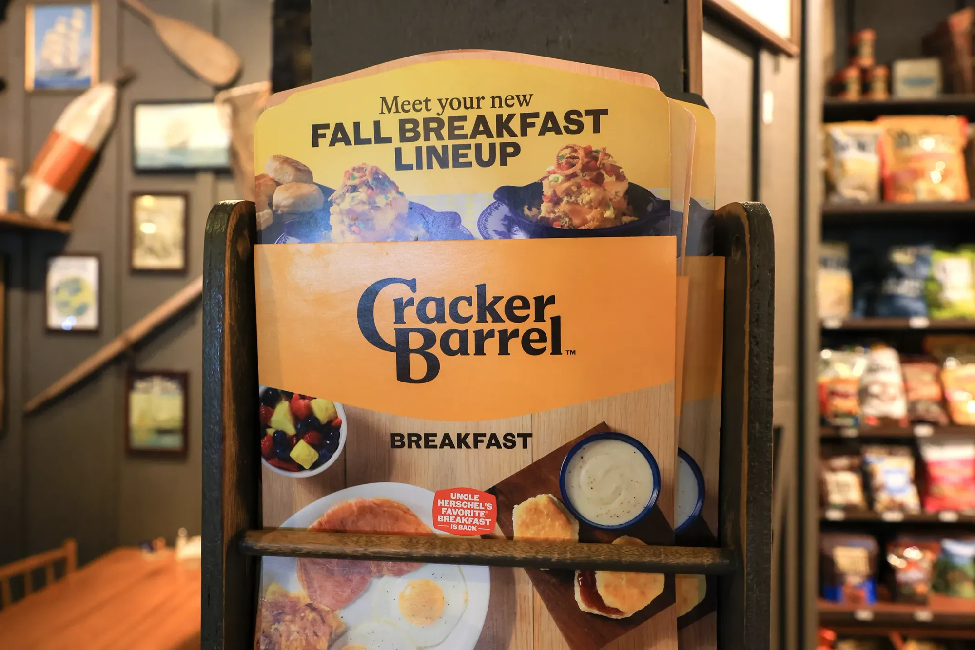 Cracker Barrel Stock Rises After Q4 Beat as New CEO Points to Improving Traffic