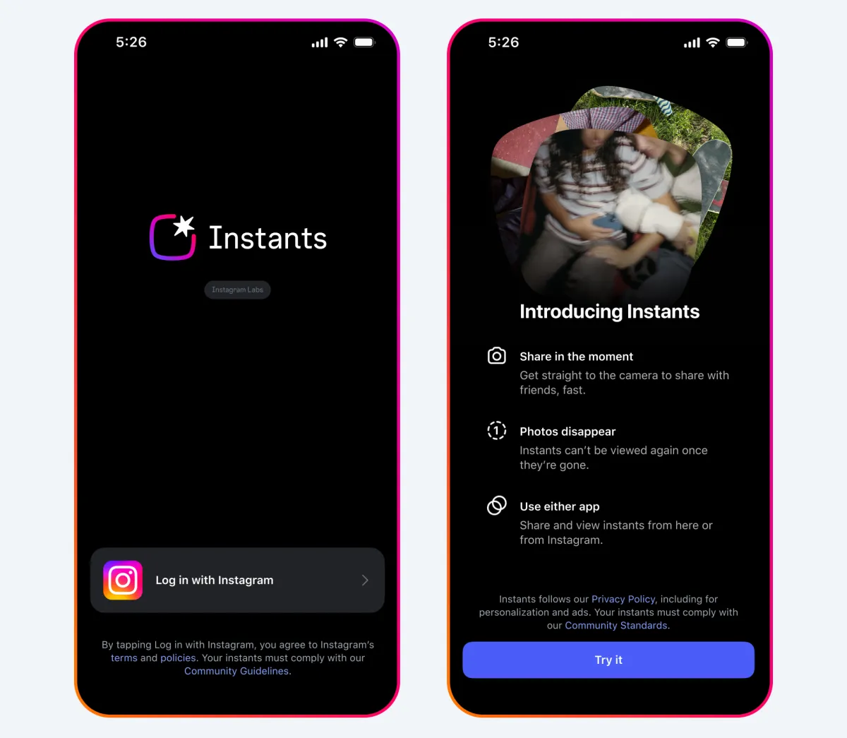 Snapchat Stock Crashes After Meta Launches “Instants”