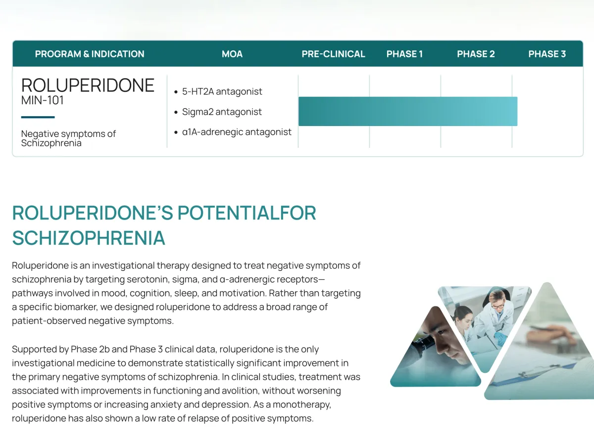 Jefferies Upgrades Minerva Neurosciences to Buy on Clearer FDA Path for Roluperidone