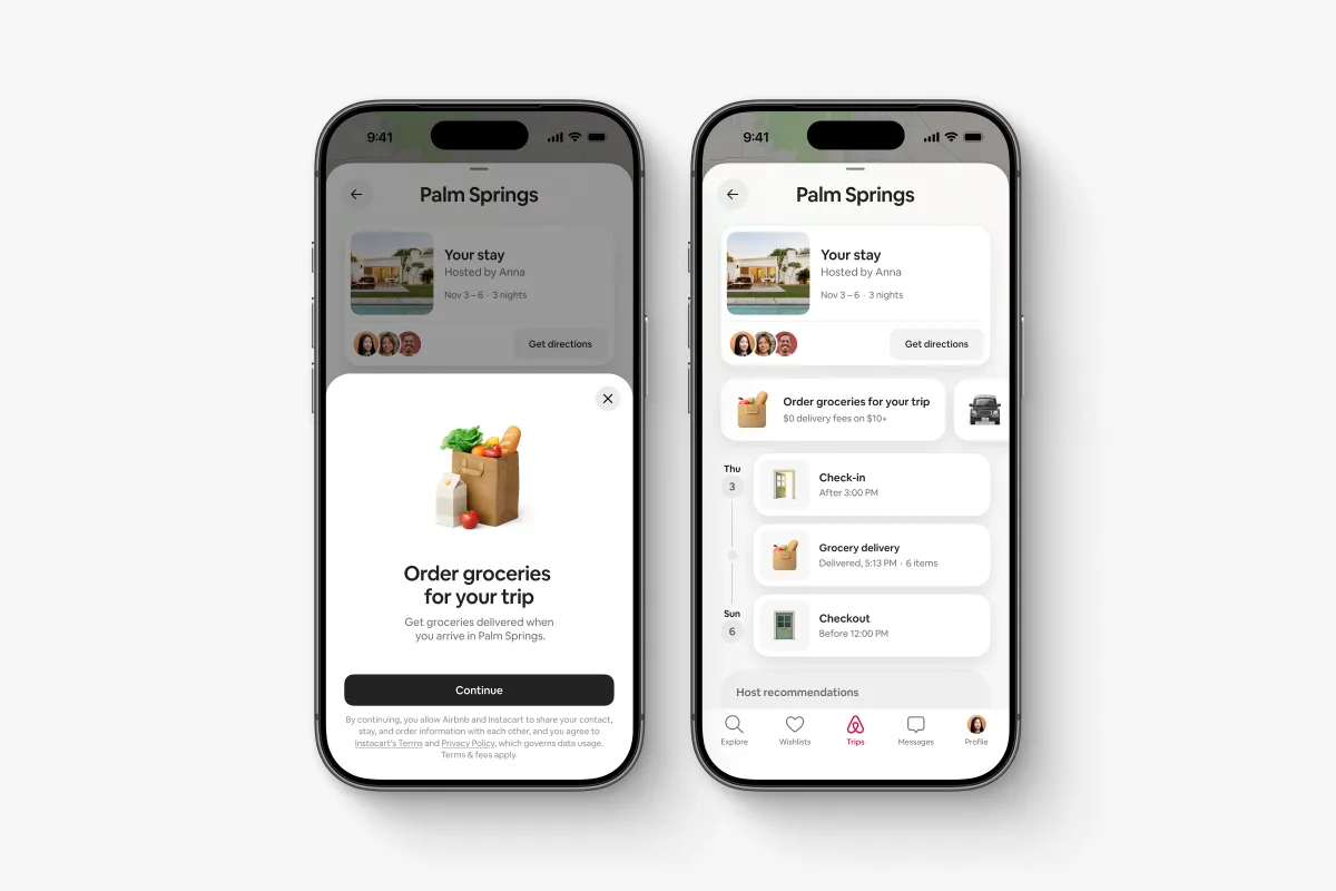 Airbnb Expands Instacart Groceries Across the U.S. as It Pushes Beyond Rentals