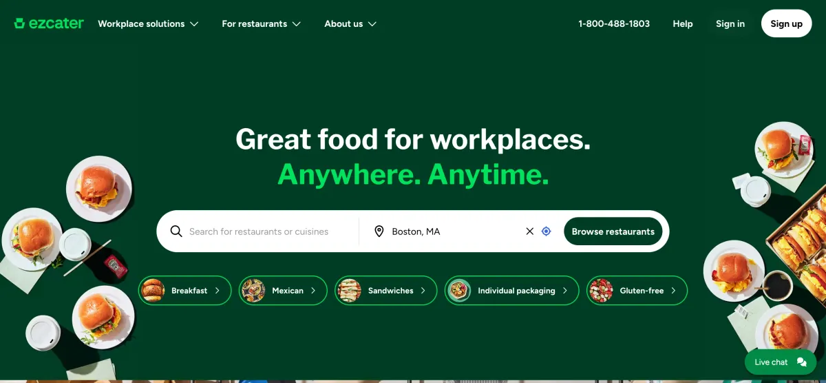 Uber to Buy ezCater for $2.3 Billion, Adding Workplace Catering to Uber Eats