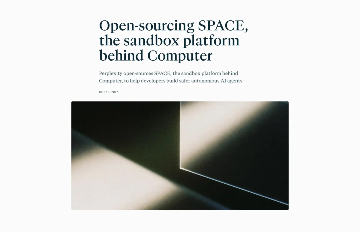 Perplexity Open-Sources SPACE AI Sandbox, Sending Cybersecurity Stocks Lower
